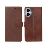 Rixus Bookcase – iPhone 17 Bruin - Book case / wallet