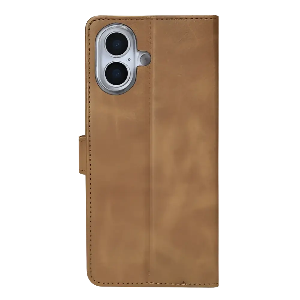 Rixus Bookcase – iPhone 17 Lichtbruin - Book case / wallet
