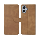 Rixus Bookcase – iPhone 17 Lichtbruin - Book case / wallet