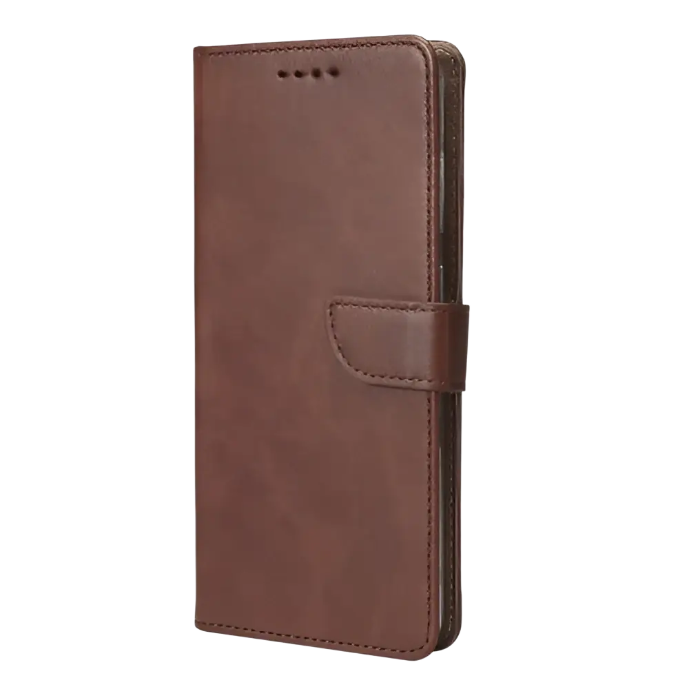 Rixus Bookcase – iPhone 17 Pro Bruin - Book case