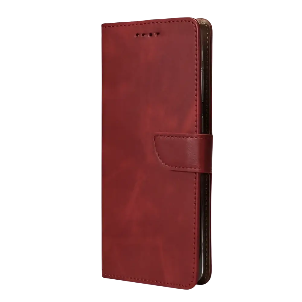 Rixus Bookcase – iPhone 17 Pro Donkerrood - Book case