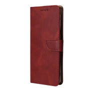 Rixus Bookcase – iPhone 17 Pro Donkerrood - Book case