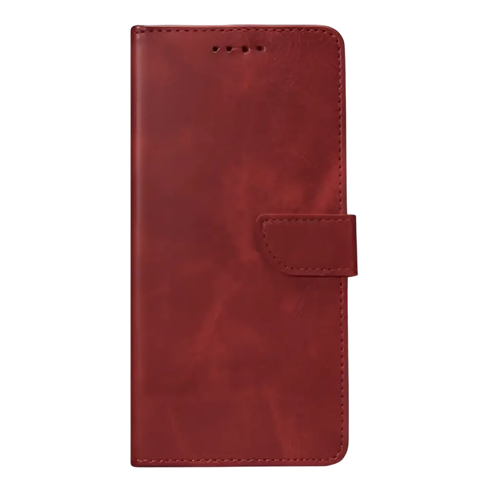 Rixus Bookcase – iPhone 17 Pro Donkerrood - Book case