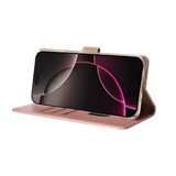 Rixus Bookcase – iPhone 17 Pro Roze - Book case