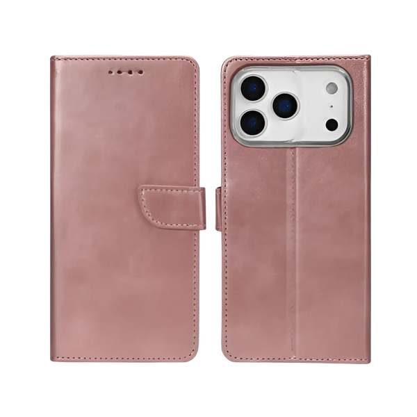 Rixus Bookcase – iPhone 17 Pro Roze - Book case
