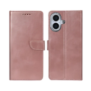Rixus Bookcase – iPhone 17 Roze - Book case / wallet