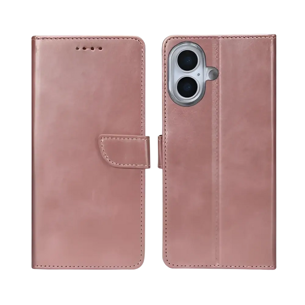 Rixus Bookcase – iPhone 17 Roze - Book case / wallet