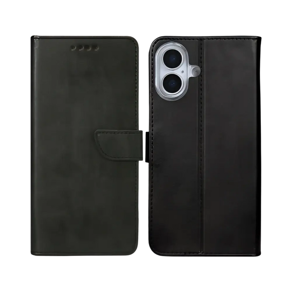 Rixus Bookcase – iPhone 17 Zwart - Book case / wallet