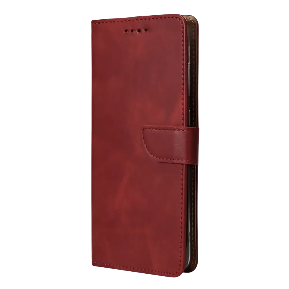 Rixus Bookcase – iPhone Air Donkerrood - Book case / wallet