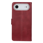 Rixus Bookcase – iPhone Air Donkerrood - Book case / wallet