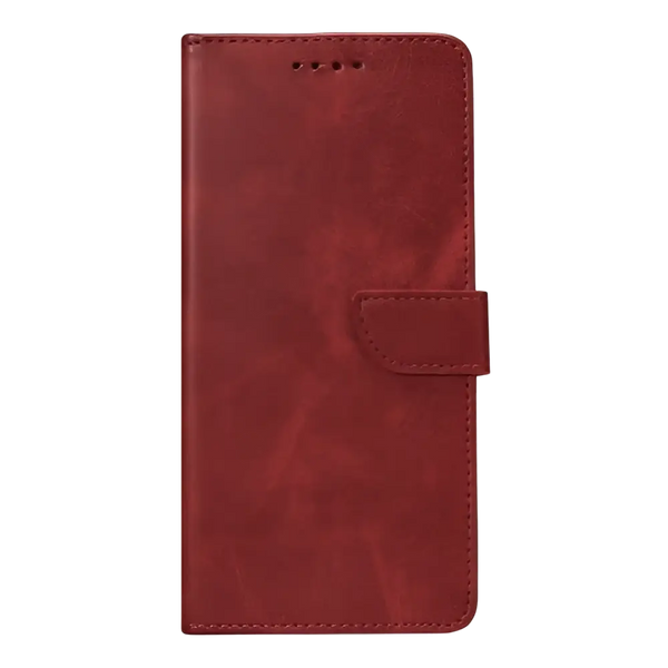 Rixus Bookcase – iPhone Air Donkerrood - Book case / wallet