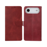Rixus Bookcase – iPhone Air Donkerrood - Book case / wallet