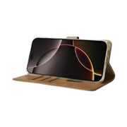 Rixus Bookcase – iPhone Air Lichtbruin - Book case / wallet