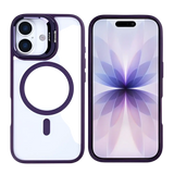 Rixus Classic 03 Case met MagSafe – iPhone 17 Diep Paars - Back cover