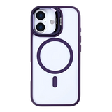Rixus Classic 03 Case met MagSafe – iPhone 17 Diep Paars - Back cover
