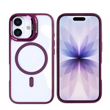 Rixus Classic 03 Case met MagSafe – iPhone 17 Donkerroze - Back cover