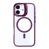 Rixus Classic 03 Case met MagSafe – iPhone 17 Donkerroze - Back cover