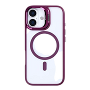Rixus Classic 03 Case met MagSafe – iPhone 17 Donkerroze - Back cover