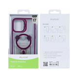 Rixus Classic 03 Case met MagSafe – iPhone 17 Donkerroze - Back cover