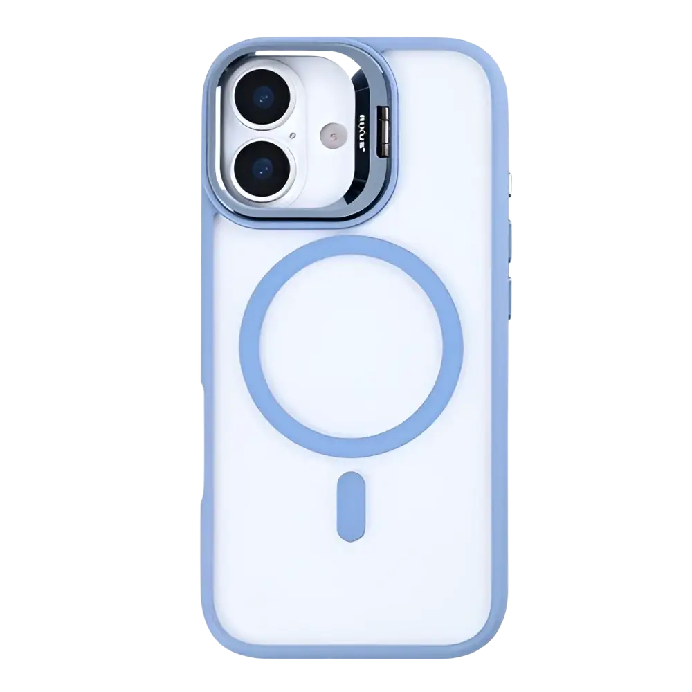 Rixus Classic 03 Case met MagSafe – iPhone 17 Lichtblauw - Back cover