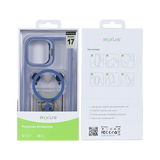 Rixus Classic 03 Case met MagSafe – iPhone 17 Lichtblauw - Back cover