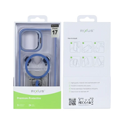 Rixus Classic 03 Case met MagSafe – iPhone 17 Lichtblauw - Back cover