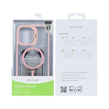 Rixus Classic 03 Case met MagSafe – iPhone 17 Lichtroze - Back cover
