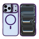 Rixus Classic 03 Case met MagSafe – iPhone 17 Pro Diep Paars - Back cover