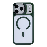Rixus Classic 03 Case met MagSafe – iPhone 17 Pro Donkergroen - Back cover