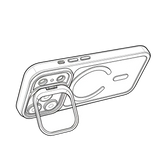 Rixus Classic 03 Case met MagSafe – iPhone 17 Pro Donkerroze - Back cover