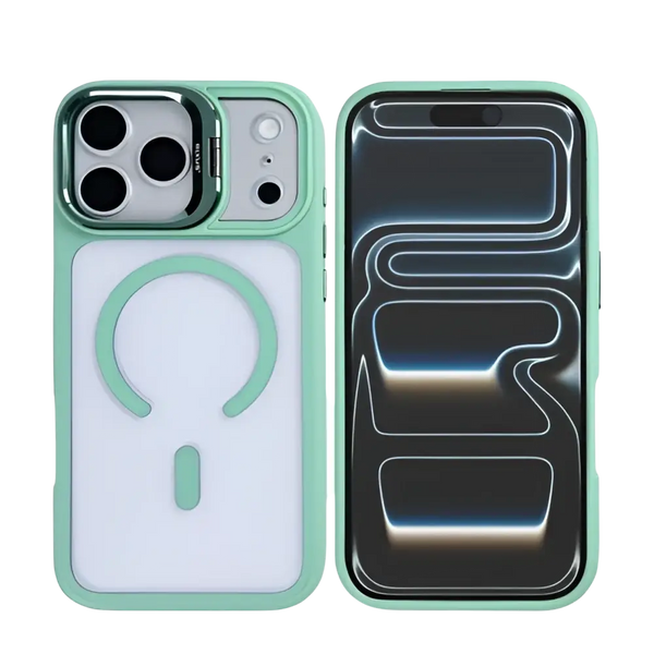 Rixus Classic 03 Case met MagSafe – iPhone 17 Pro Lichtgroen - Back cover