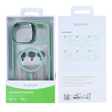 Rixus Classic 03 Case met MagSafe – iPhone 17 Pro Lichtgroen - Back cover