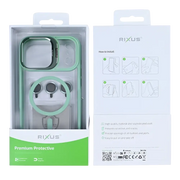 Rixus Classic 03 Case met MagSafe – iPhone 17 Pro Lichtgroen - Back cover