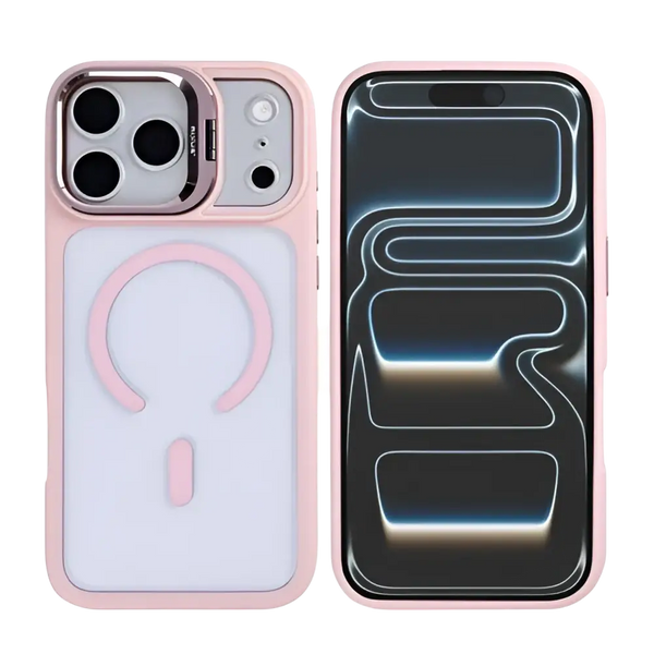 Rixus Classic 03 Case met MagSafe – iPhone 17 Pro Lichtroze - Back cover