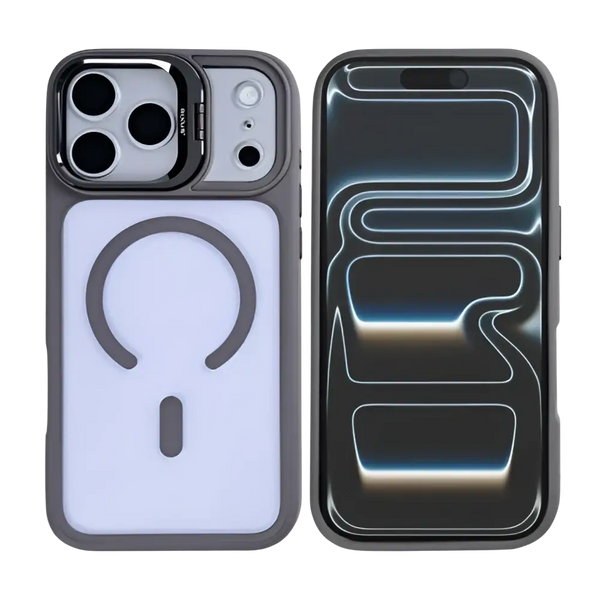 Rixus Classic 03 Case met MagSafe – iPhone 17 Pro Oranje - Back cover
