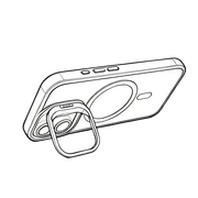 Rixus Classic 03 Case met MagSafe – iPhone 17 Zwart - Back cover
