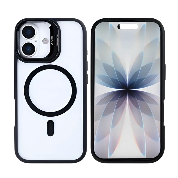 Rixus Classic 03 Case met MagSafe – iPhone 17 Zwart - Back cover