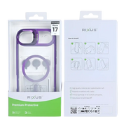 Rixus Classic 03 Case met MagSafe – iPhone Air Diep Paars - Back cover