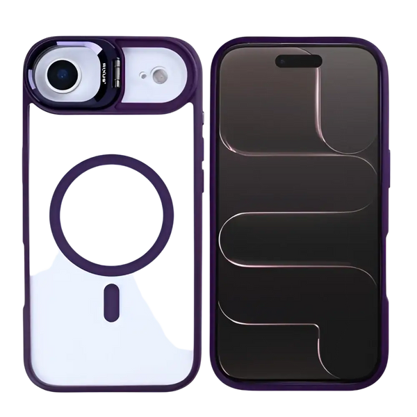 Rixus Classic 03 Case met MagSafe – iPhone Air Diep Paars - Back cover