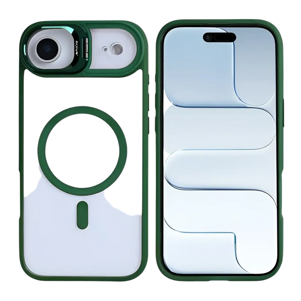 Rixus Classic 03 Case met MagSafe – iPhone Air Donkergroen - Back cover