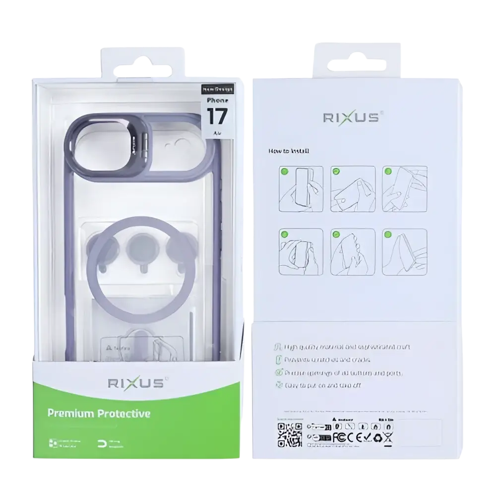Rixus Classic 03 Case met MagSafe – iPhone Air Lichtpaars - Back cover