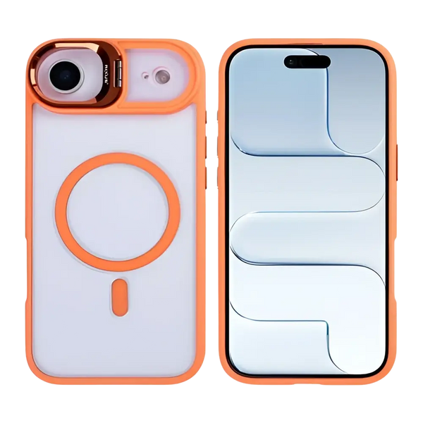 Rixus Classic 03 Case met MagSafe – iPhone Air Oranje - Back cover