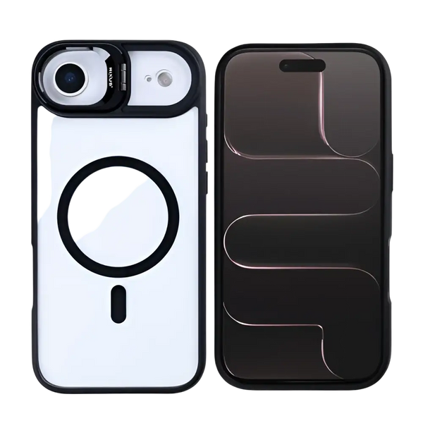 Rixus Classic 03 Case met MagSafe – iPhone Air Zwart - Back cover