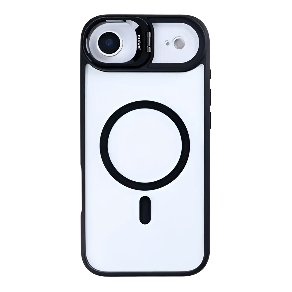 Rixus Classic 03 Case met MagSafe – iPhone Air Zwart - Back cover