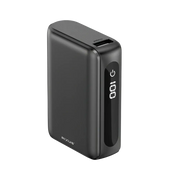 Rixus Compacte Powerbank 10.000 mAh met digitaal display – Zwart RXPB24