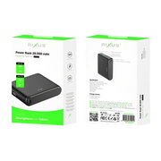 Rixus Compacte Powerbank 20.000 mAh met digitaal display – Zwart RXPB25