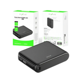 Rixus Compacte Powerbank 20.000 mAh met digitaal display – Zwart RXPB25