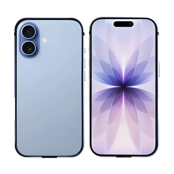 Rixus Crash Guard Case – iPhone 17 Lichtblauw - Back cover