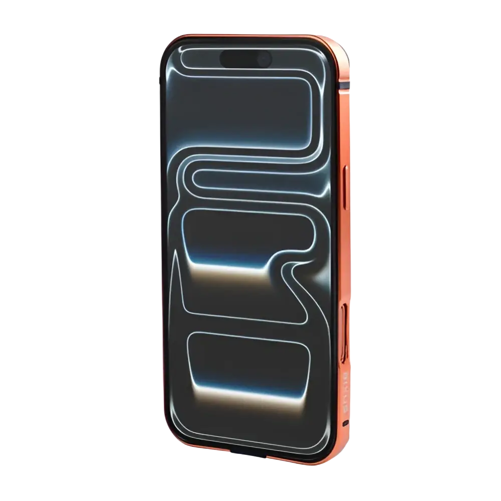 Rixus Crash Guard Case – iPhone 17 Pro Oranje - Back cover