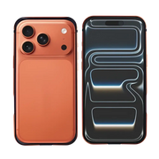 Rixus Crash Guard Case – iPhone 17 Pro Oranje - Back cover